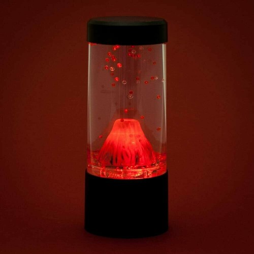 Red lava erupting mini - mini, volcano