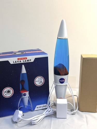 Nasa lava lamp rocket 43cm - lamp,