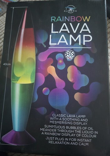 Aurora multicolour lava lamp - lava,