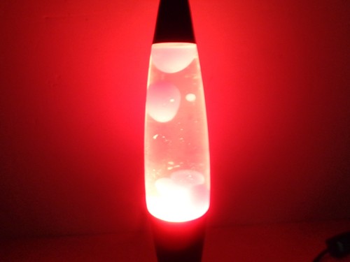 Lava lamp red - lava,
