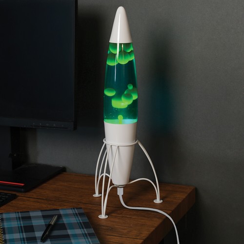 Retro rocket lava - lava, lamp