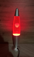 Red pinky chrome lava lamp