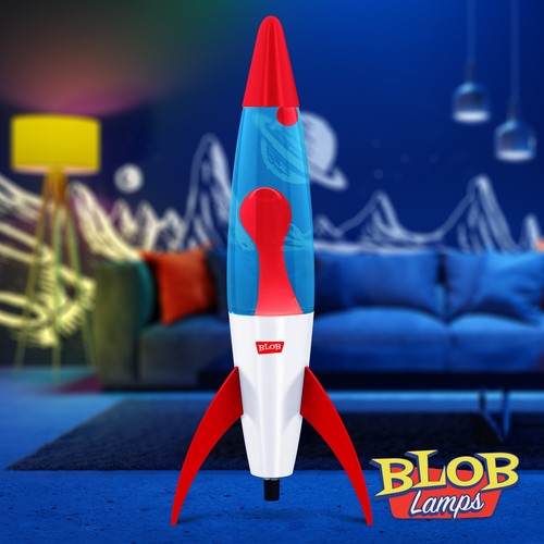 Blob lamps rocket lava - rocket, lamp